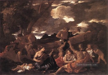  Klassische Kunst - Bacchanal klassische Maler Nicolas Poussin
